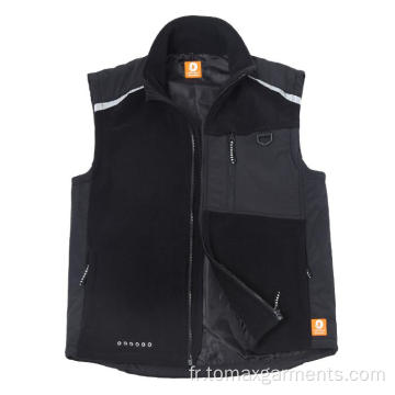 100% polyester microfleece 320gsm gilet